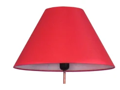 Lámpara de Pie TOSEL ,metal,Rojo,A168xD40xP40cm
