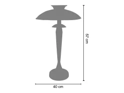 Lámpara de Salón TOSEL ,metal,madera,Rosa , A 57xD40xP40cm