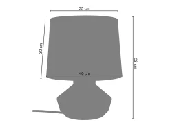 Lámpara de Salón TOSEL ,vidrio,Dorado ,A60xD40xP40cm