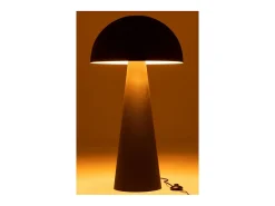 Lámpara de seta de metal negro 51x51x97.5 cm