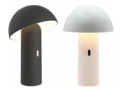 Lámpara de sobremesa con cabezal ajustable para interior negro
