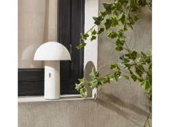 Lámpara de sobremesa con cabezal ajustable para interior blanco