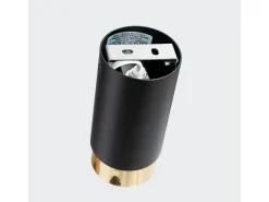 Lámpara de techo Alvor moderno de acero - 1 fuentes luminosas 3000K - L.6 x A.12,5 cm - negro/oro