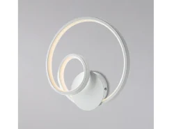 Lámpara de techo Amy en metal y aluminio, blanco y negro, con LED CCT integrado + mando a distancia L.45 X 37 BL307-PBC-PC