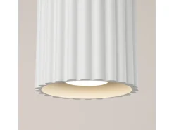 Lámpara De Techo Aura Minimalista De Aluminio - 1 Fuentes Luminosas - L.10 X A.10 Cm - Blanco