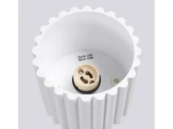 Lámpara De Techo Aura Minimalista De Aluminio - 1 Fuentes Luminosas - L.10 X A.10 Cm - Blanco
