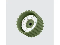 Lámpara De Techo Aura Minimalista De Aluminio - 1 Fuentes Luminosas - L.10 X A.10 Cm - Verde Oliva