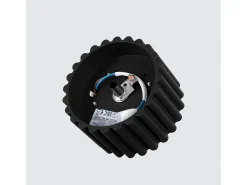 Lámpara De Techo Aura Minimalista De Aluminio - 1 Fuentes Luminosas - L.10 X A.10 Cm - Negro