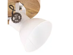 Lámpara de techo blanca 25 W E27 50x50x25 cm ES653308