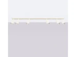 Lámpara de techo Briix moderno de acero - 6 fuentes luminosas 3000K - L.117 x A.17 cm - beige