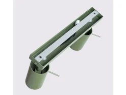 Lámpara de techo Briix moderno de acero - 2 fuentes luminosas 3000K - L.30 x A.17 cm - verde oliva