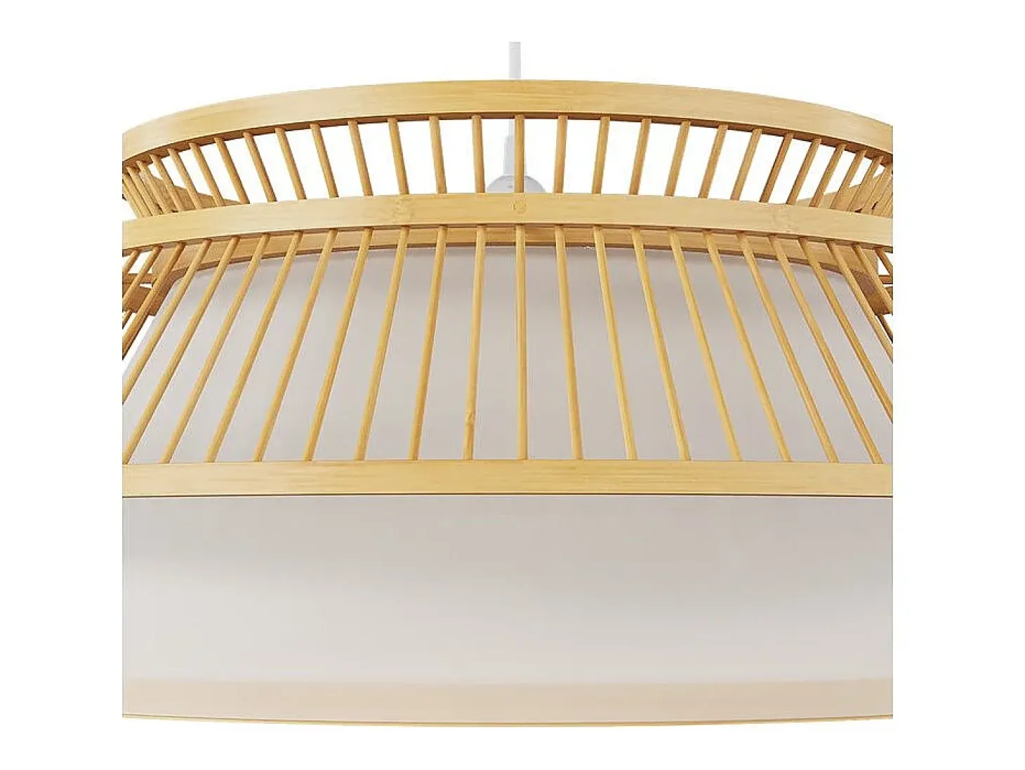 Lámpara de techo de bambú natural 46 cm - Maupiti