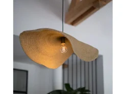 Lámpara de techo de material natural y metal D91 cm - Maho