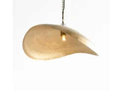 Lámpara de techo de metal dorado D74 - Pacha