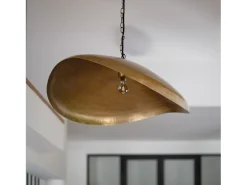 Lámpara de techo de metal dorado D74 - Pacha