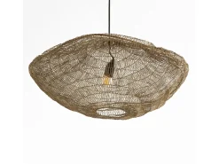 Lámpara de techo de metal dorado D61 cm - Ramo