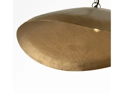 Lámpara de techo de metal dorado D72 cm - Elora