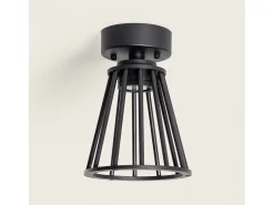 Lámpara de Techo Exterior LED 6W Aluminio Bradda Negro