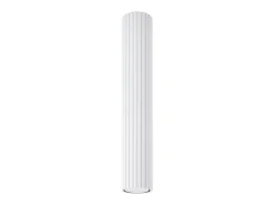 Lámpara de techo Gloow minimalista de aluminio - 1 fuentes luminosas 3000K - L.6,5 x A.40 cm - blanco