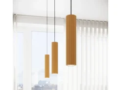 Lámpara de techo Gloow minimalista de aluminio - 6 fuentes luminosas 4000K - L.117 x A.16,5 cm - dorado