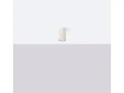 Lámpara de techo Gloow minimalista de aluminio - 1 fuentes luminosas 3000K - L.6,5 x A.10 cm - beige