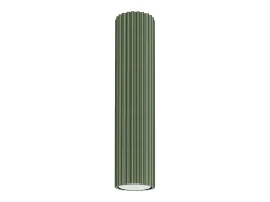 Lámpara de techo Gloow minimalista de aluminio - 1 fuentes luminosas 3000K - L.6,5 x A.30 cm - verde oliva
