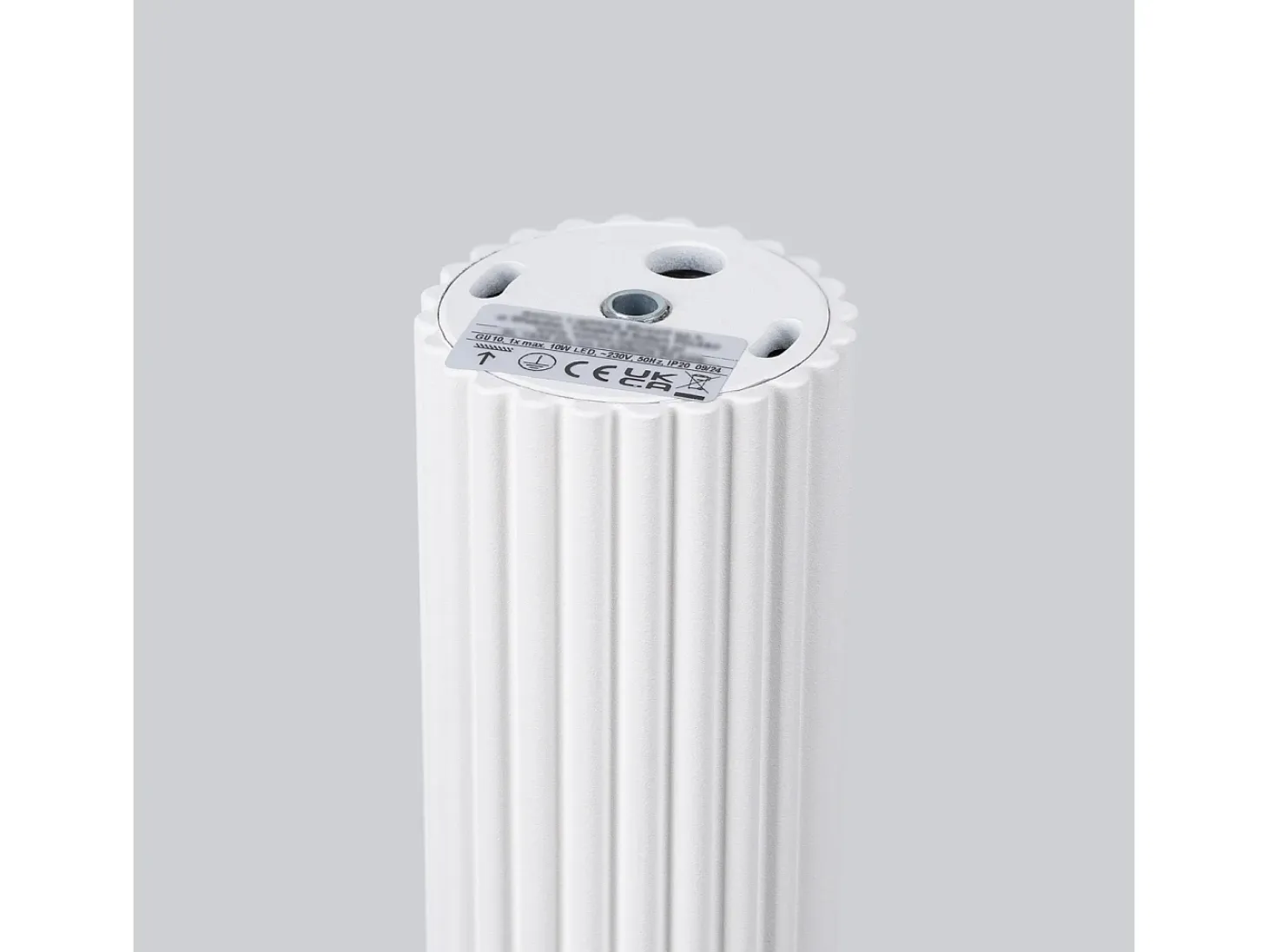 Lámpara de techo Gloow minimalista de aluminio - 1 fuentes luminosas 3000K - L.6,5 x A.60 cm - blanco