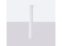 Lámpara de techo Gloow minimalista de aluminio - 1 fuentes luminosas 3000K - L.6,5 x A.60 cm - blanco