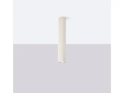 Lámpara de techo Gloow minimalista de aluminio - 1 fuentes luminosas 3000K - L.6,5 x A.40 cm - beige