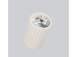 Lámpara de techo Gloow minimalista de aluminio - 1 fuentes luminosas 4000K - L.6,5 x A.10 cm - beige