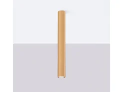 Lámpara de techo Gloow minimalista de aluminio - 1 fuentes luminosas 3000K - L.6,5 x A.60 cm - dorado