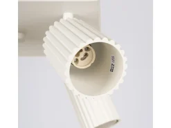 Lámpara de techo Gloow minimalista de aluminio - 4 fuentes luminosas 4000K - L.25 x A.16,5 cm - beige