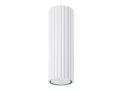 Lámpara de techo Gloow minimalista de aluminio - 1 fuentes luminosas 3000K - L.6,5 x A.20 cm - blanco
