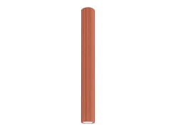Lámpara de techo Gloow minimalista de aluminio - 1 fuentes luminosas 4000K - L.6,5 x A.60 cm - ocre rojo