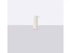 Lámpara de techo Gloow minimalista de aluminio - 1 fuentes luminosas 3000K - L.6,5 x A.20 cm - beige