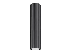 Lámpara de techo Gloow minimalista de aluminio - 1 fuentes luminosas 4000K - L.6,5 x A.30 cm - negro