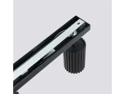 Lámpara de techo Gloow minimalista de aluminio - 4 fuentes luminosas 4000K - L.81 x A.16,5 cm - negro