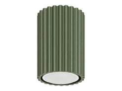 Lámpara de techo Gloow minimalista de aluminio - 1 fuentes luminosas 3000K - L.6,5 x A.10 cm - verde oliva