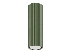 Lámpara de techo Gloow minimalista de aluminio - 1 fuentes luminosas 4000K - L.6,5 x A.20 cm - verde oliva