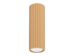 Lámpara de techo Gloow minimalista de aluminio - 1 fuentes luminosas 3000K - L.6,5 x A.20 cm - dorado