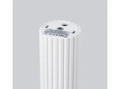 Lámpara de techo Gloow minimalista de aluminio - 1 fuentes luminosas 4000K - L.6,5 x A.30 cm - blanco
