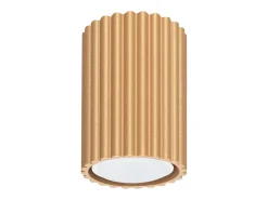 Lámpara de techo Gloow minimalista de aluminio - 1 fuentes luminosas 4000K - L.6,5 x A.10 cm - dorado