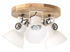Lámpara de techo industrial 25 W blanco 42x27 cm E27 ES453830