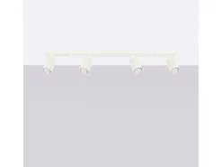 Lámpara De Techo Karbon Minimalista De Aluminio - 4 Fuentes Luminosas - L.81 X A.16,5 Cm - Beige