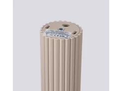 Lámpara De Techo Karbon Minimalista De Aluminio - 1 Fuentes Luminosas - L.6,5 X A.20 Cm - Gris Pardo