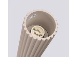 Lámpara De Techo Karbon Minimalista De Aluminio - 1 Fuentes Luminosas - L.6,5 X A.20 Cm - Gris Pardo