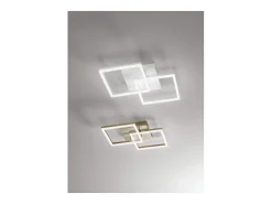 Lámpara de techo LED BARD moderna de 39 W, oro mate 3394-22-225 Fabas Luce