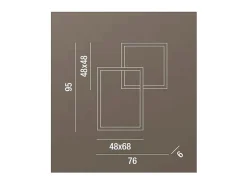 Lámpara de techo LED Cross 6596 B CT PERENZ