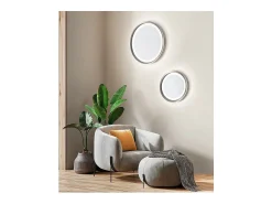 Lámpara de techo LED EDGE Gris Titanio 38W Perenz en aluminio