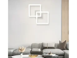 Lámpara de techo LED NETTLIFE para sala de estar, lámpara de techo para cocina de diseño moderno, lámpara para sala de estar de 24 W y 3000 K
